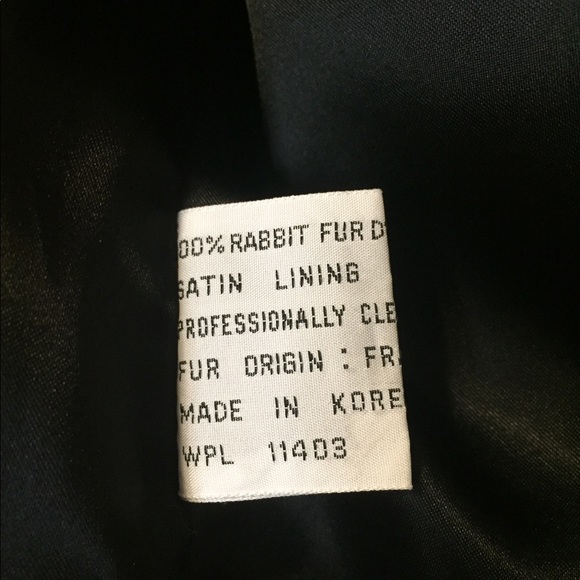 Authentic Rabbit Fur Coat - Picture 4 of 8